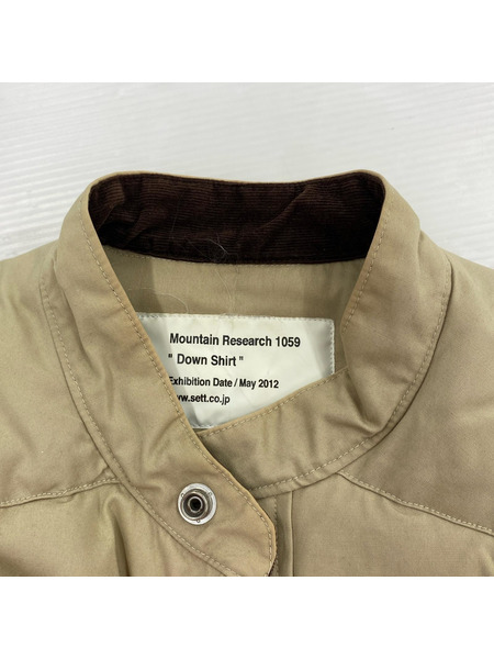 MOUNTAIN RESEARCH キルティングジャケット ベージュ (S) MTR-1059