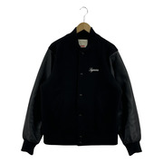 Supreme Wool Varsity Crew Jacket/BLK/M