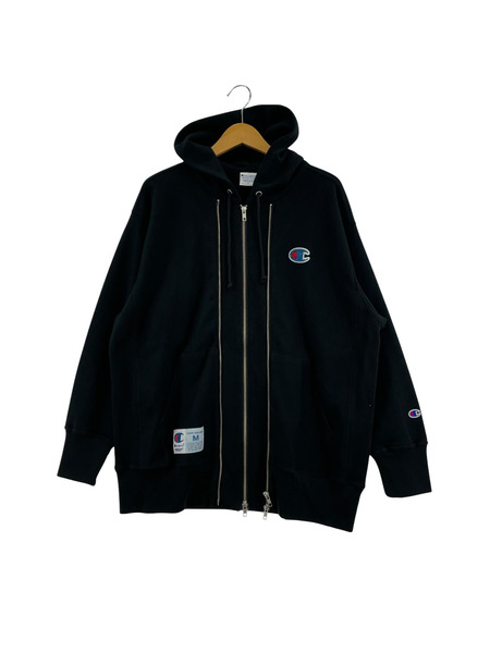 UNDERCOVER パーカー(ジップアップ) ×Champion REVERSE WEAVE 黒 M