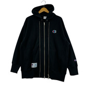 UNDERCOVER パーカー(ジップアップ) ×Champion REVERSE WEAVE 黒 M