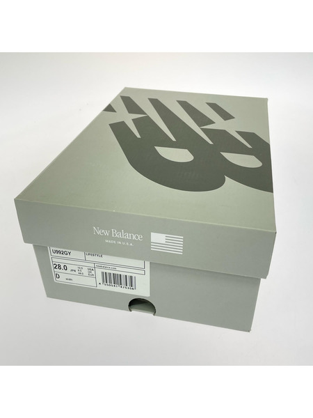 NEW BALANCE スニーカー USA製 U992GY (28.0)