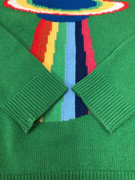 GUCCI/Future UFO wool jumper/ニット/グリーン/M X5T52