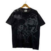 90s BATMAN RETURNS バットマン オールーバープリント オフィシャル 総柄 Tシャツ(M)