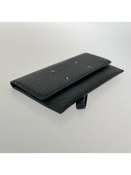 MAISON MARGIELA 長財布 4ステッチ ハンドルウォレット レザー 黒
