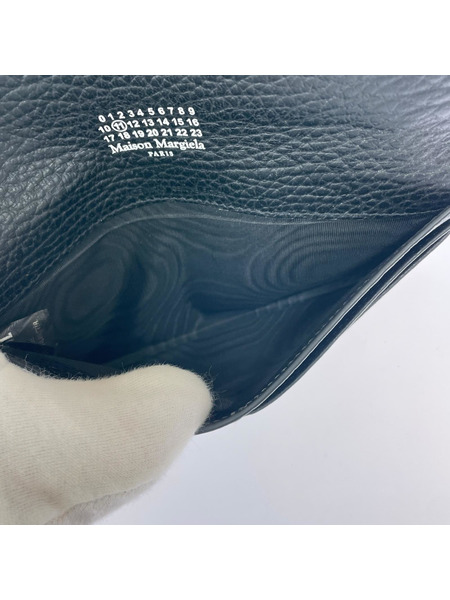 MAISON MARGIELA 長財布 4ステッチ ハンドルウォレット レザー 黒