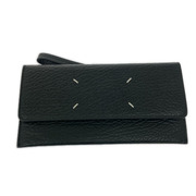 MAISON MARGIELA 長財布 4ステッチ ハンドルウォレット レザー 黒