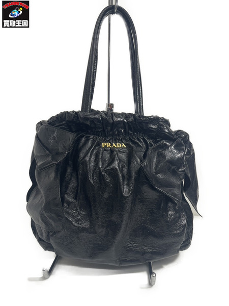 ハンドバッグ PRADA ギャザーバッグ[値下]