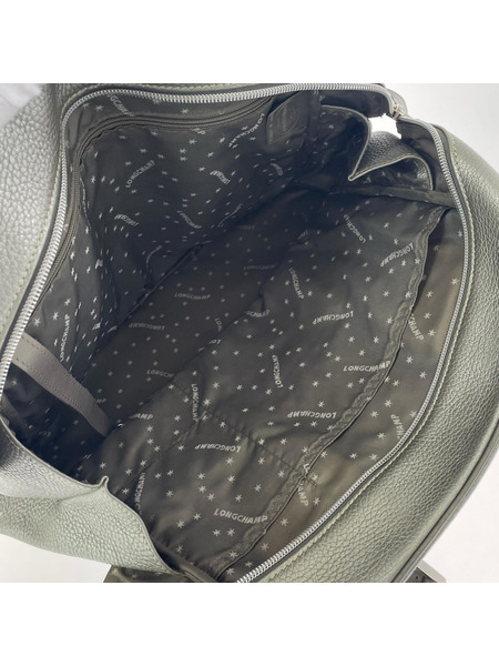 LONGCHAMP トートバッグ シルバー
