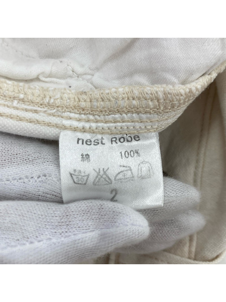 nest Robe コットンパンツ/アイボリー
