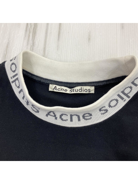 Acne Studios NAVID MOCK NECK TEE（S）ブラック