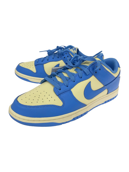 NIKE スニーカー DUNK LOW RETRO 29.0cm 白 青系