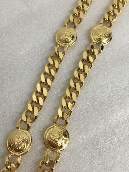 VERSACE　アクセサリー ゴールドカラー メドゥーサ チェーン