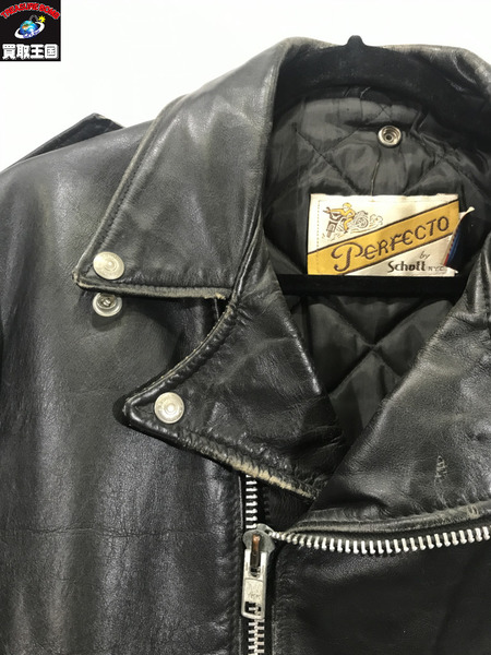 schott レザージャケット 80s 618ダブルライダース/バイカーズタグ後期