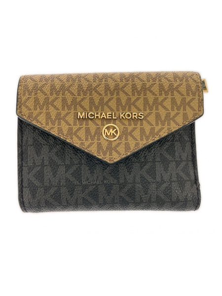 MICHAEL KORS コンパクトウォレット 三ツ折リ財布/34S1GT9E6B/BRW