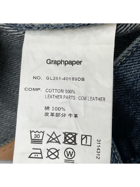 graphpaper デニム・ジーンズ Selvage Denim Two Tuck Wide Pants