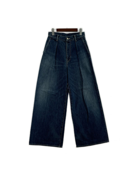 graphpaper デニム・ジーンズ Selvage Denim Two Tuck Wide Pants
