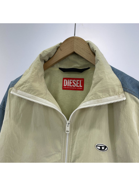 DIESEL/23AW/J-Bright/デニムナイロンミックスマテリアルジャケット/46