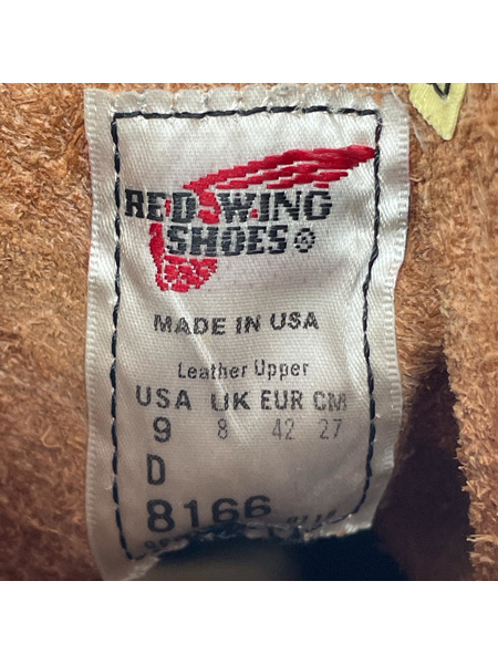 RED WING 8166 犬タグ復刻 6-inch Classic Round 27.0[値下]