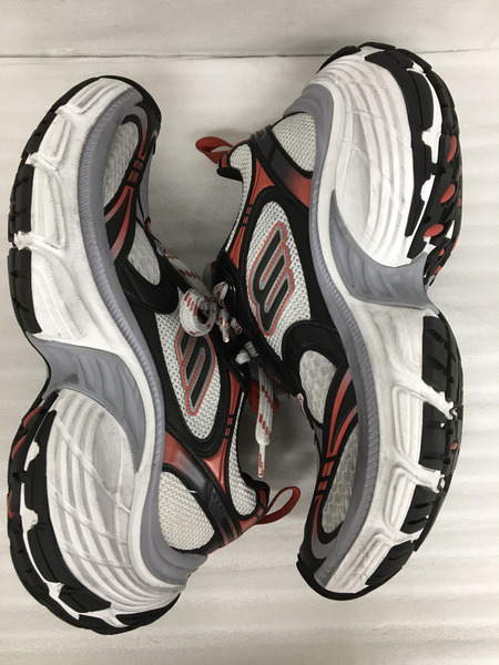 靴 10XL/GRY/RED/サイズ41