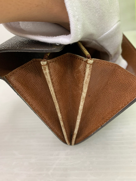 ルイ ヴィトン 長財布 ファスナー付き長財布 レディース ポシェットポルトモネクレディ モノグラム ブラウン MI0972 M61725