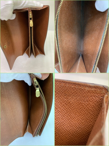 ルイ ヴィトン 長財布 ファスナー付き長財布 レディース ポシェットポルトモネクレディ モノグラム ブラウン MI0972 M61725