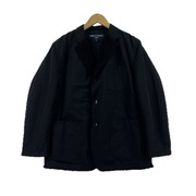 COMME des GARCONS HOMME ナイロン×ボア リバーシブルテーラードジャケット XS