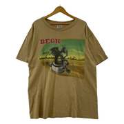 90s BECK ODELAY DEVILS HAIRCUT USA製 WILD OATS Tシャツ L ベージュ