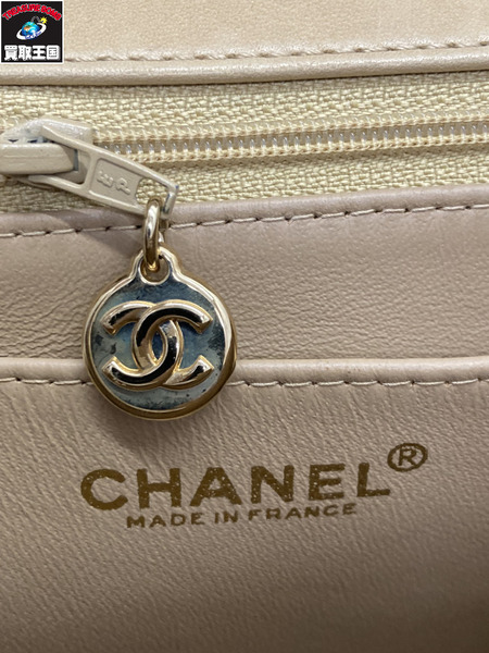 CHANEL/マトラッセ ラムスキン プラチェーンハンドバッグ  5664434