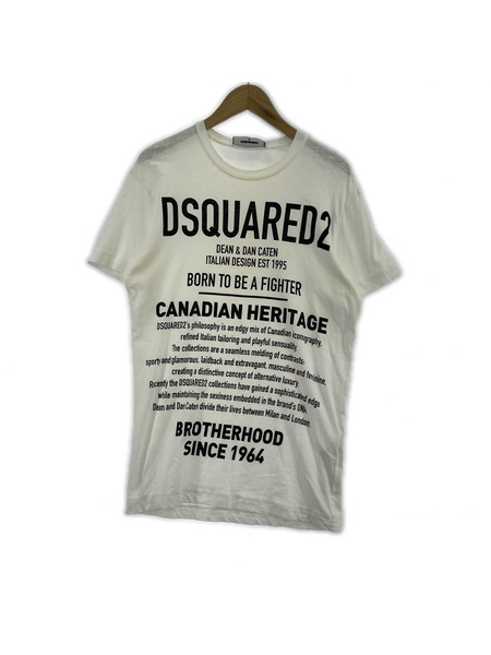 DSQUARED2 半袖Tシャツ・カットソー 半袖クルーネックTシャツ/ブラック