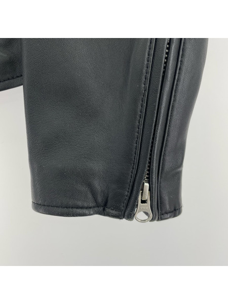 レザージャケット SLOBE IENA ダブルライダースジャケット (36) 黒