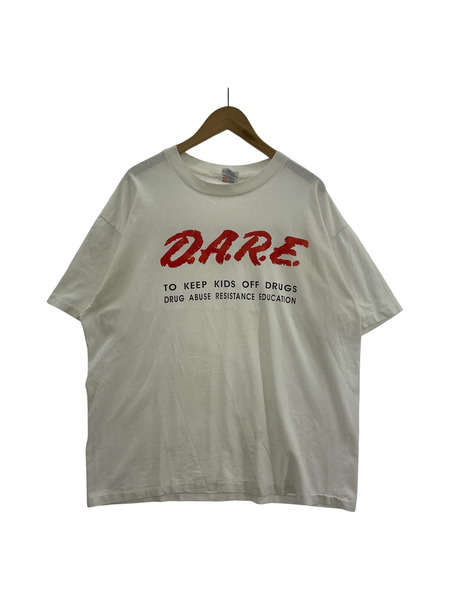 90s Hanes D.A.R.E. S/Sカットソー XL