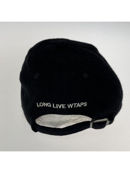 WTAPS×NEW ERA 9TWENTY/Cap/Wony.Flannel.LLW ウールキャップ ブラック