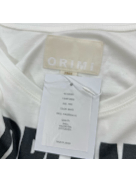 長袖Tシャツ・カットソー ORIMI 25ss LONG STYLE TEXTED T-SHIRT