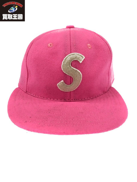 Supreme 23FW Ebbets S Logo Fitted 6-Panel ピンク[値下]