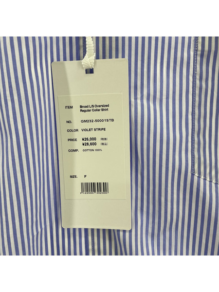 Graphpaper 23AW Broad L/S Oversized Regular Collar Shirt F