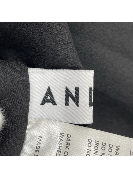 Ray BEAMS ノースリーブワンピース ANLEM N/S ティアードチェックワンピース カーキ M