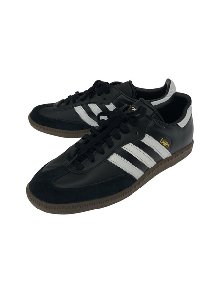 adidas Samba Leather Core Black ローカットスニーカー ブラック 27.5cm[値下]