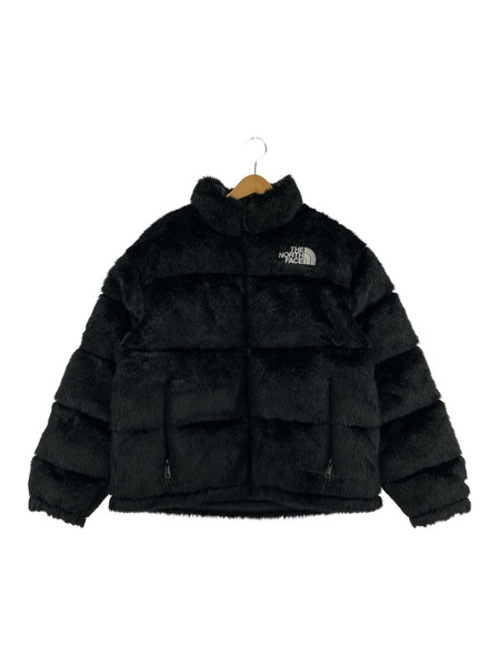 Supreme×THE NORTH FACE 20AW Faux Fur Nuptse Jacket M BLK