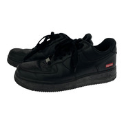 NIKE スニーカー ×Supreme Air Force 1 Low 黒 (27cm)