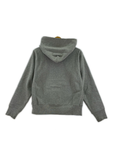 Champion パーカー(ジップアップ) REVERSE WEAVE/単色赤タグ/ジップパーカー/M