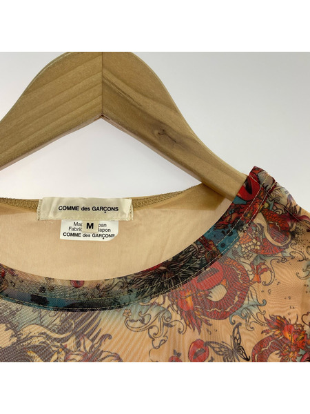 COMME des GARCONS 長袖Tシャツ・カットソー 19SS タトゥープリントカットソー M