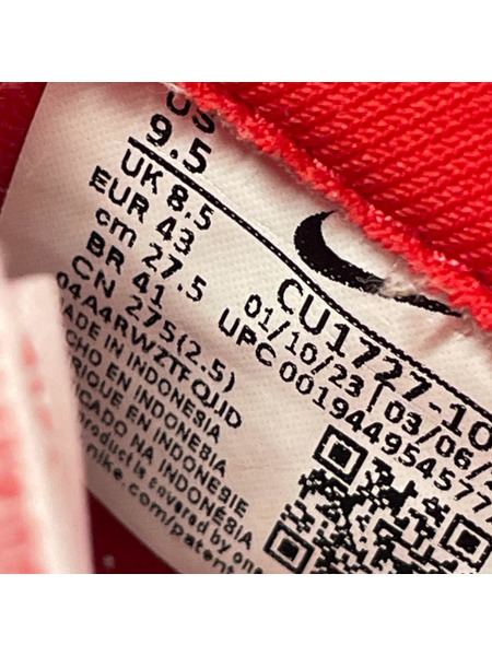 NIKE スニーカー DUNK LOW SP 27.5cm 赤/白