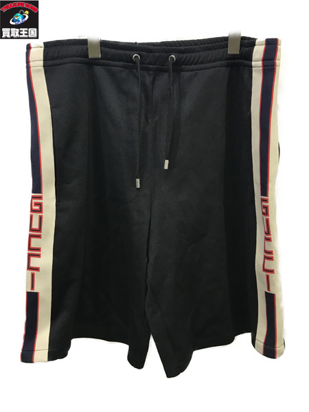 GUCCI technical jersey shorts/BLK/黒/M/グッチ/パンツ/ショーツ