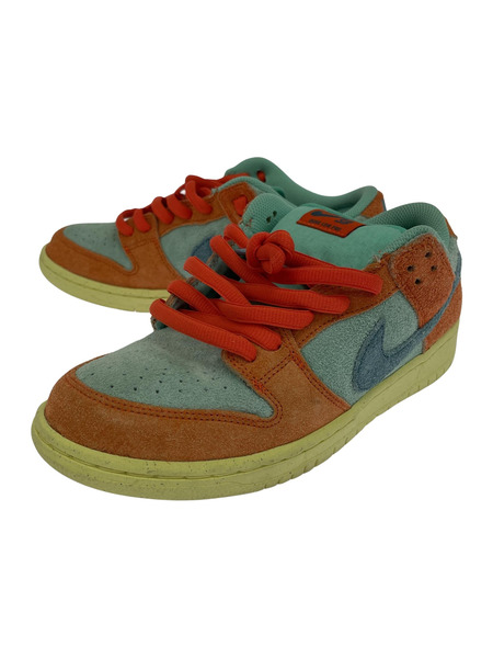 NIKE SB Dunk Low Pro PRM Orange and Emerald Rise 26.5cm