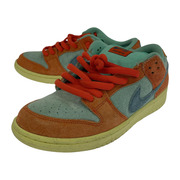 NIKE SB Dunk Low Pro PRM Orange and Emerald Rise 26.5cm