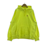Supreme Small Box Hooded Sweatshirt Neon L