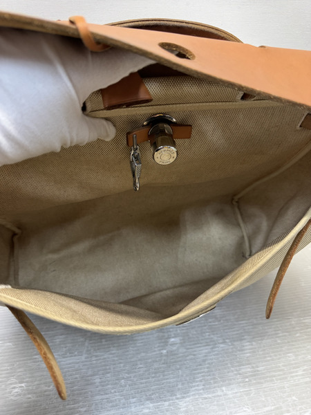HERMES SAC HERBAG MM TOILE H VIKING エールバッグ