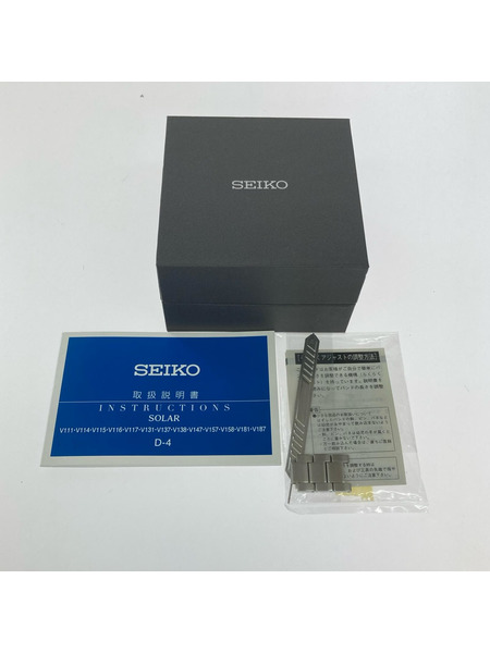 SEIKO メンズ時計 クオーツ V158-0AM0