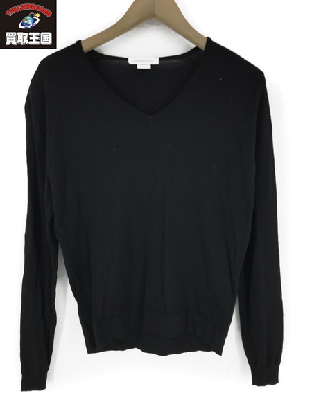 JOHN SMEDLEY Vネックニット BLK[値下]