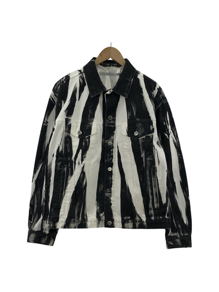 JOHN LAWRENCE SULLIVAN/WRINKLE PRINT DENIM JACKET[値下]